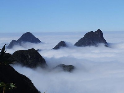 Summit of Fansipan mountain