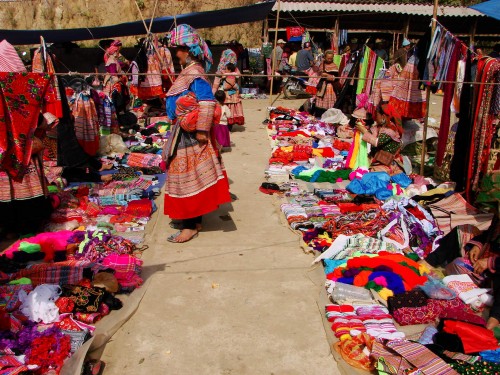 Flower Hmong market 