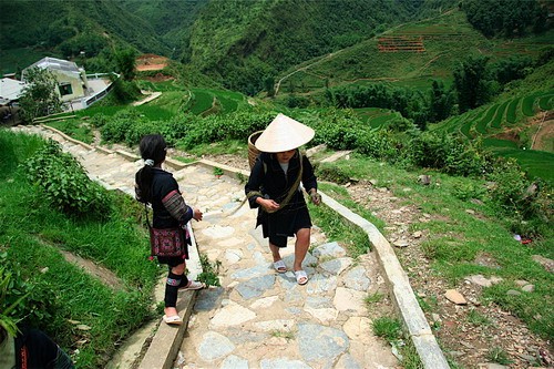 Cat Cat Hmong poeple village