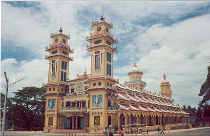 Cao Dai Temple in Tay Ninh