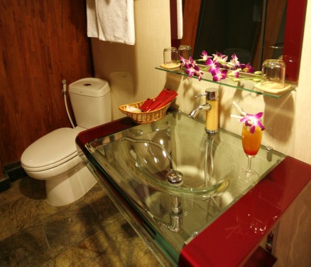 Bathroom in the suite room