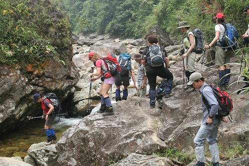 Fansipan mountain trekking