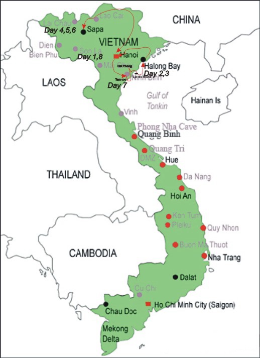North Vietnam package tour 8 days